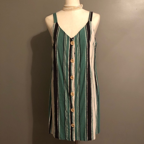 Striped Linen Dress - Picture 2 of 6